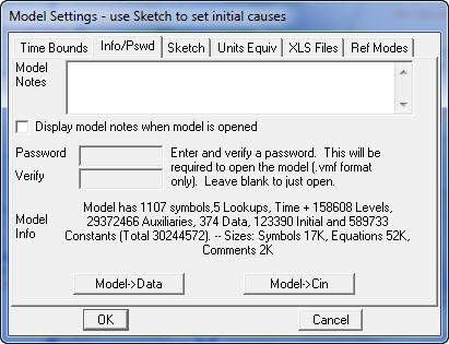 Model info